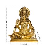 Load image into Gallery viewer, Ashta Dhatu Hanuman Ji Pure Brass Idol
