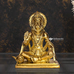 Load image into Gallery viewer, Ashta Dhatu Hanuman Ji Pure Brass Idol
