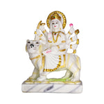 Load image into Gallery viewer, White Marble Maa Durga Devi Idol
