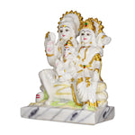 Load image into Gallery viewer, Marble Antique Lord Shiv Parivar Family
