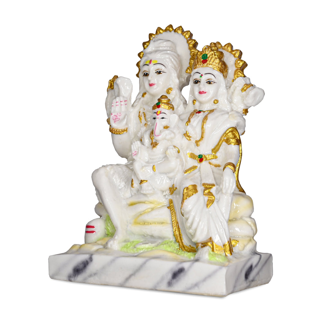 Marble Antique Lord Shiv Parivar Family