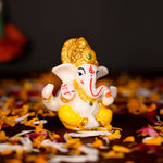 Load image into Gallery viewer, Marble Lord Ganesha Car Dashboard
