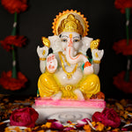 Load image into Gallery viewer, Mangalkari Lord Ganesha Ji Idol
