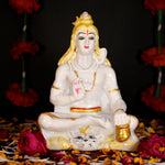 Load image into Gallery viewer, Handcrafted Lord Shiva Statue Marble Dust

