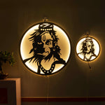 Load image into Gallery viewer, Hanuman ji Wall Decor With LED
