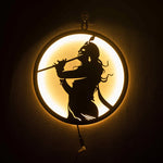 Load image into Gallery viewer, Krishna ji Wall Decor With LED
