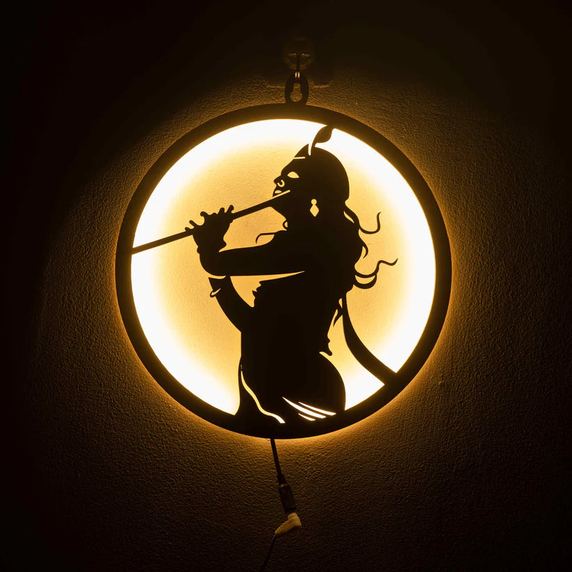 Krishna ji Wall Decor With LED