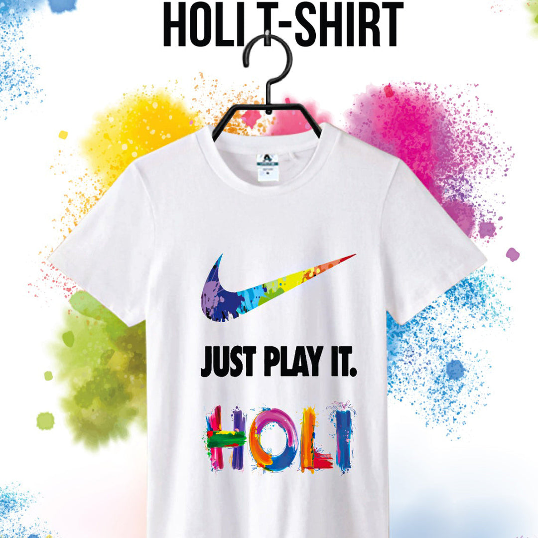 Holi T-shirts for Men & Women (Pack of 2)