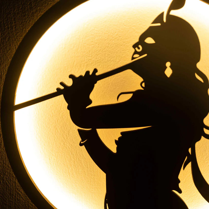 Krishna ji Wall Decor With LED