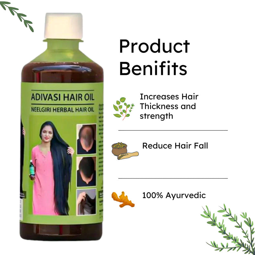 Adivasi Herbal Hair Oil (Pack of 2)
